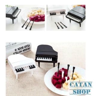 Bộ Dĩa Ăn Hoa Quả Hình Cây Đàn Piano giá sỉ