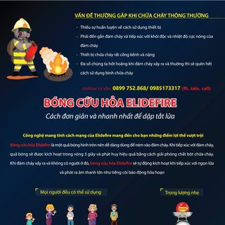 Bóng chữa cháy tự động Elide fire ball Thái Lan