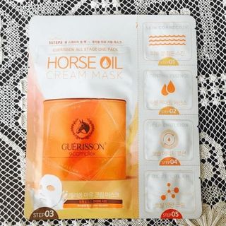 Mặt nạ dầu ngựa 5 bước Guerisson Horse Oil Cream Mask IOEA