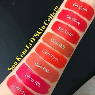 SON KEM LÌ OSKIN CELLS HỒNG CAM