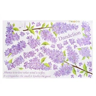 Decal Dán Tường Hoa Tím