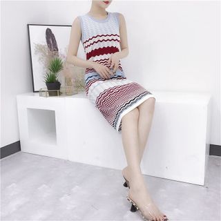 -ĐẦM LEN PHỐI MÀU MS11945-T250