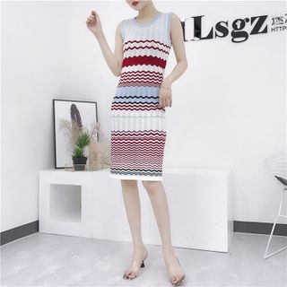 -ĐẦM LEN PHỐI MÀU MS11945-T250