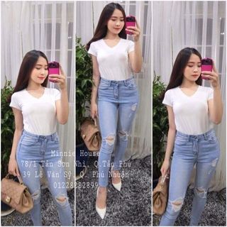 Áo Body Cổ Tim cotton 100