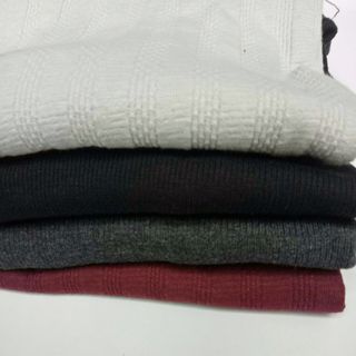 Áo Cổ Cao Len Tăm Co giãn tốt
