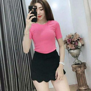 Áo Tay Lỡ Len Tăm Borip