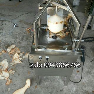 máy gọt vỏ dừa tươi