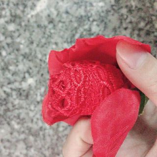 Bông hồng vải siêu xinh siêu đẹp