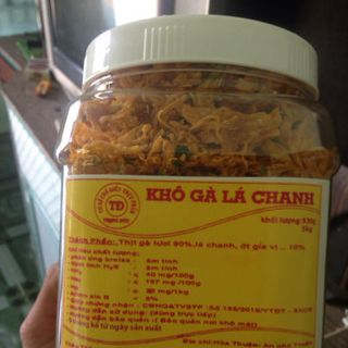khô gà lá chanh khô bò