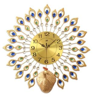 Đồng Hồ Trang Trí Chim Công BMMTT03C