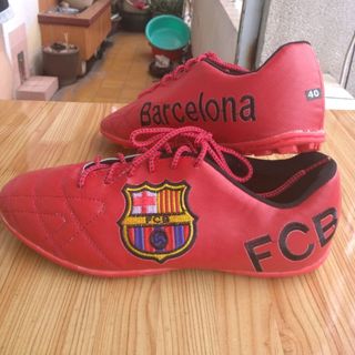 Giày đá bóng FC barcelona đỏ