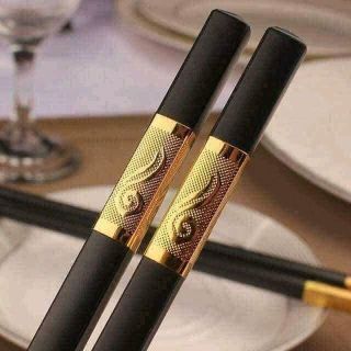 đũa hợp kim mạ vàng