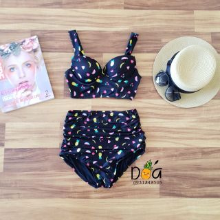 Đồ bơi bikini 2 mảnh cạp cao