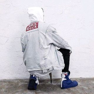 áo khoác jeans bò thời trang UniSex letsrock