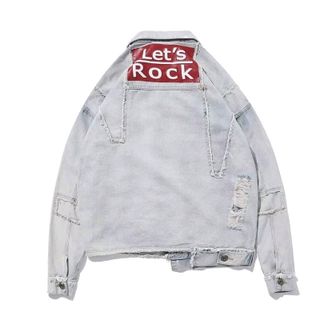áo khoác jeans bò thời trang UniSex letsrock