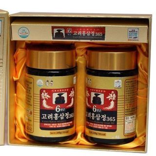 CAO HỒNG SÂM HÀN QUỐC HÃNG 365 HỘP 2 LỌ MỖI LỌ 240G