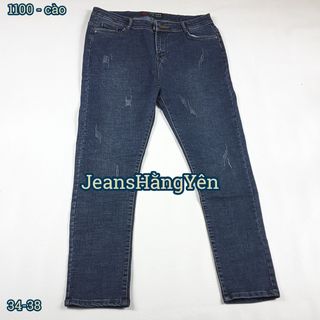 Sỉ Quần Jean Nữ Dành Cho Người Mập Size 34-38 Cotton Wax
