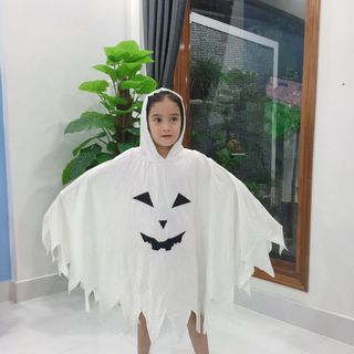 bộ ma trắng trẻ em halloween giá sỉ