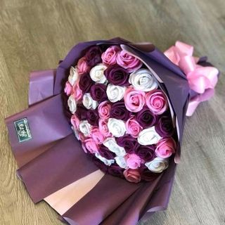hồng sáp hộp tim