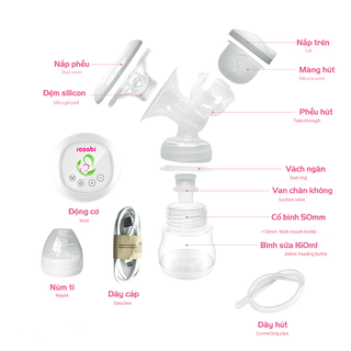 Máy hút sữa Rozabi Basic