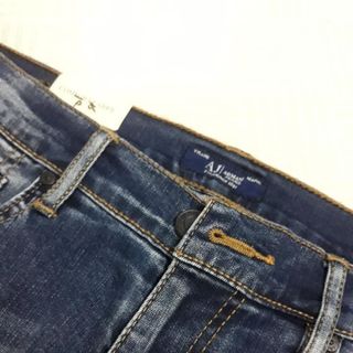 Quần jeans Arma nam trơn màu xanh đương đậm đơn giản wax trắng nhẹ - Mã QJ0001 - xịn