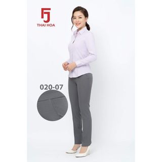 Quần tây thái hòa màu xám 020-07 giá sỉ