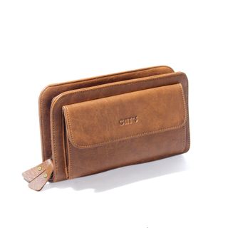 Ví Cầm Tay Unisex CNT VN06 BÒ LỢT