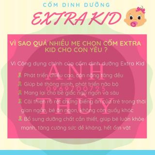 CỐM DINH DƯỠNG EXTRA KID CHO BÉ cốm biếng ăn cốm extra kid