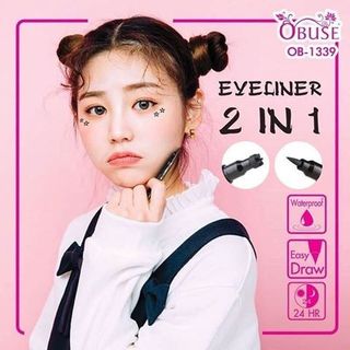Kẻ mắt 2 đầu in HOA Obuse Stamp Tattoo Thái Lan mới nhất OB1339