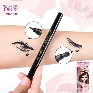 Kẻ mắt 2 đầu in HOA Obuse Stamp Tattoo Thái Lan mới nhất OB1339