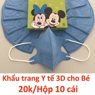 KHẨU TRANG Y TẾ 3D CHO BÉ -Giá sỉ