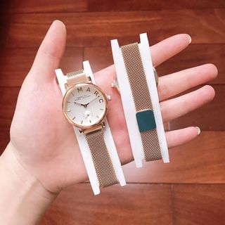 ĐỒNG HỒ NỮ MJ DÂY LƯỚI KHOÁ NAM CHÂM 150K