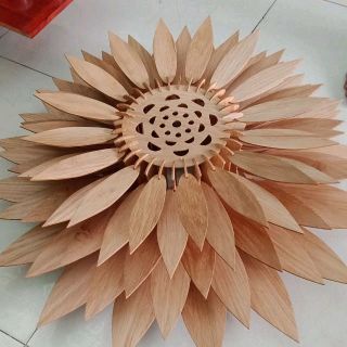 Đèn Gỗ Hoa Hướng Dương