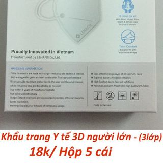 Khẩu trang 3D MASK người lớn