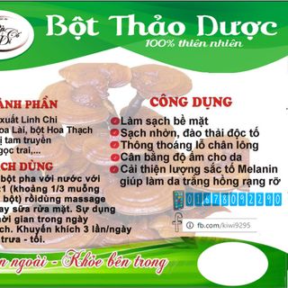 Bột rửa mặt thảo dược Bà Cố Di