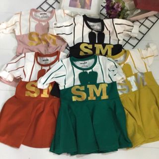 Đầm Thun Cotton Bé Gái