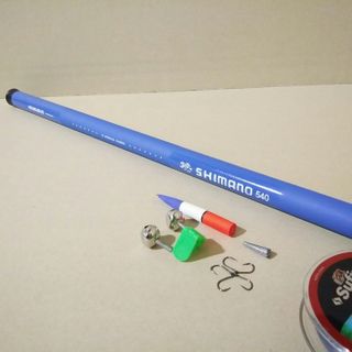 Cần Tay Shimano 5m4 Và Phụ Kiện Câu 3H