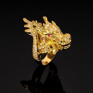 Nhẫn nam đầu rồng BR2