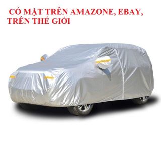 Bạt phủ ô tô xe 4 chỗ 5 chỗ 7 chỗ dày 3 lớp theo tiêu chuẩn Châu Âu