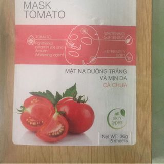 Mặt nạ dưỡng trắng và mịn da cà chua