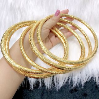 KIỀNG CƯỚI XI VÀNG 24k