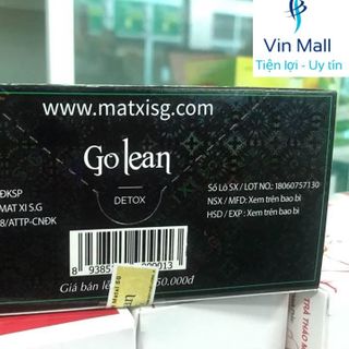 Trà Giảm Cân Thảo Mộc Golean Detox 56g Mẫu mới nhất