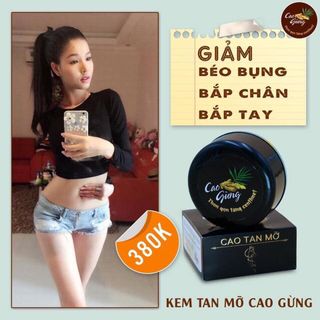 Kem ta mỡ cao gừng