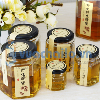 Hũ Thủy Tinh Lục Giác