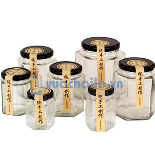 Hũ Thủy Tinh Lục Giác