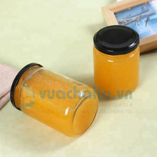 Hũ Thủy Tinh Dáng Tròn Các Dung Tích