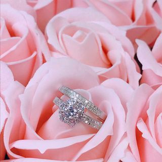 nhẫn đôi bạc phủ vàng trắng