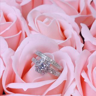 nhẫn đôi bạc phủ vàng trắng