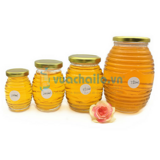 Hũ Thủy Tinh Dáng Ong 750ml 350ml200ml100ml