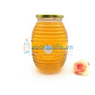 Hũ Thủy Tinh Dáng Ong 750ml 350ml200ml100ml
